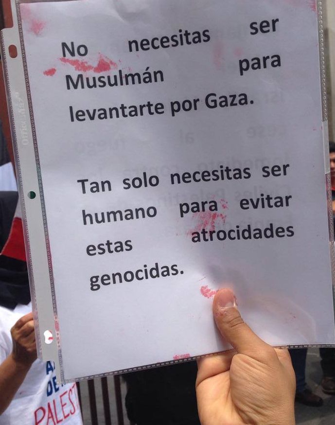 No necesitas ser musulmán para levantarte por Gaza. Tan solo necesitas ser humano para evitar estas atrocidades genocidas