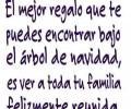 El mejor regalo que te puedes encontrar bajo el árbol de navidad es ver a toda tu familia felizmente reunida