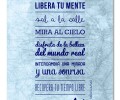 Desconecta libera tu mente sal a la calle mira al cielo disfruta de la belleza del mundo real
