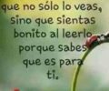 Voy a dejar un te quiero por aqui y espero que no solo lo veas sino que sientas bonito al leerlo porque sabes que es para ti